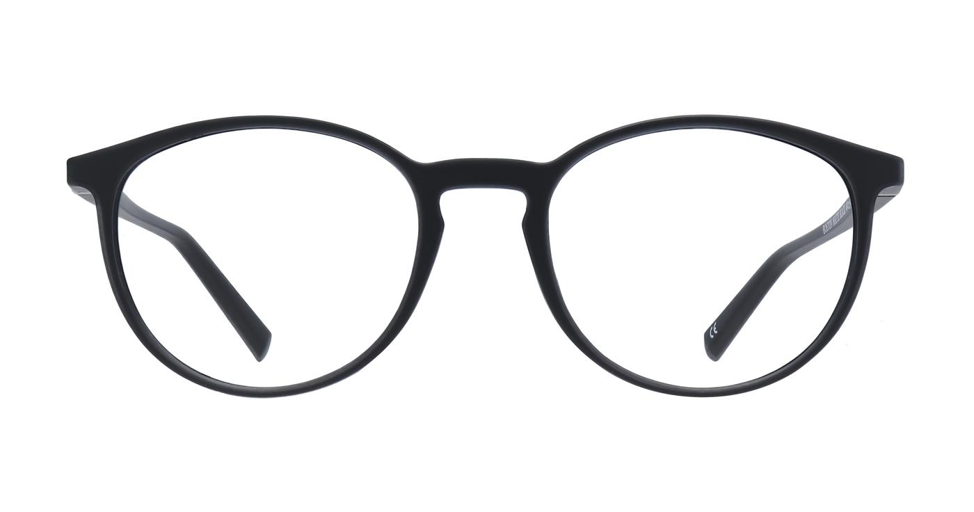 Glasses Direct Boston  - Matte Black - Distance, Basic Lenses, No Tints