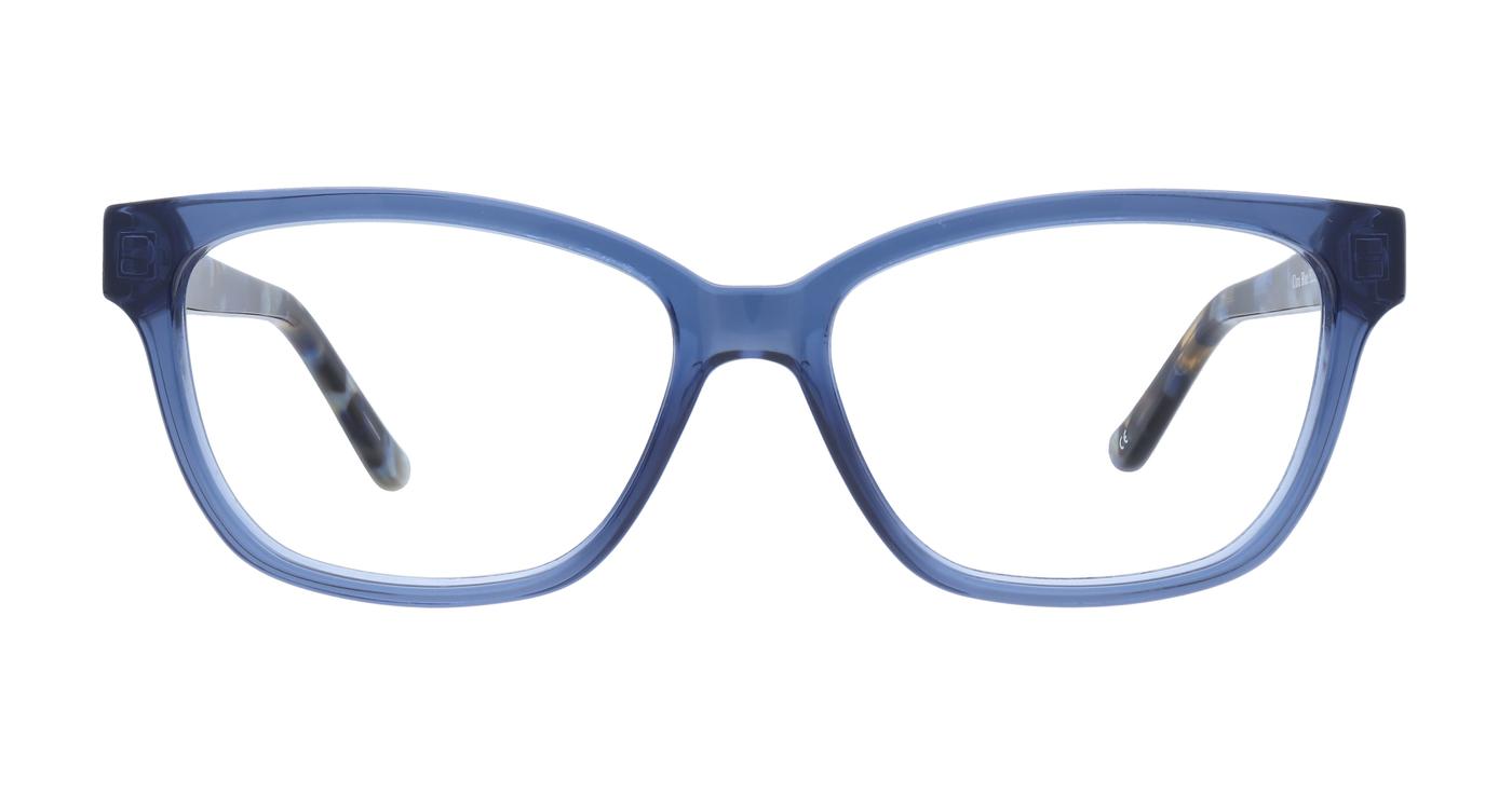 Glasses Direct Clara  - Blue - Distance, Basic Lenses, No Tints