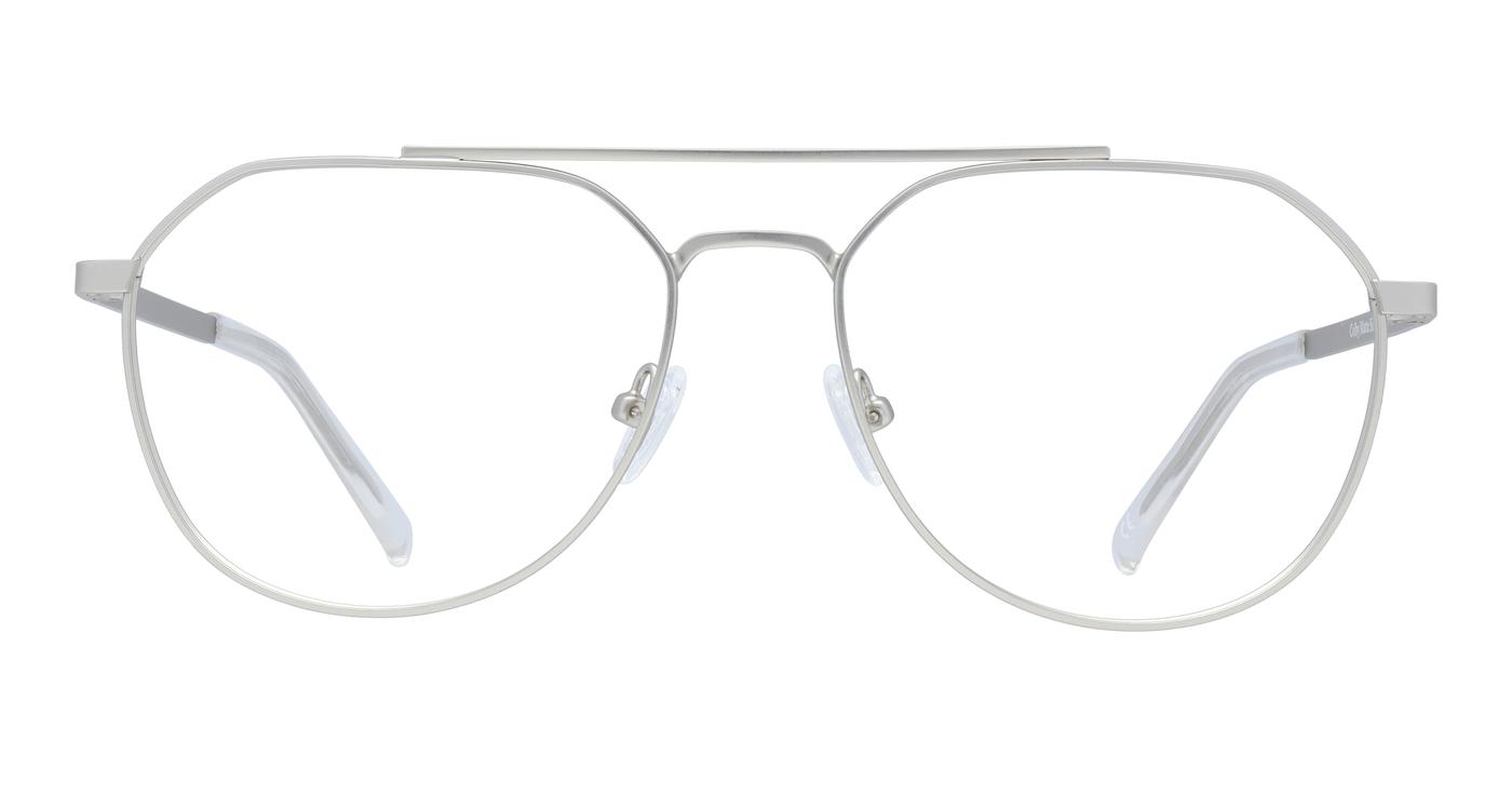 Glasses Direct Colby  - Matte Silver - Distance, Basic Lenses, No Tints