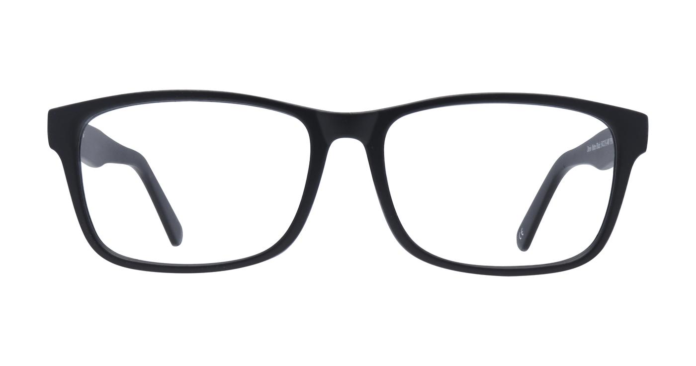 Glasses Direct Dario  - Matte Black - Distance, Basic Lenses, No Tints