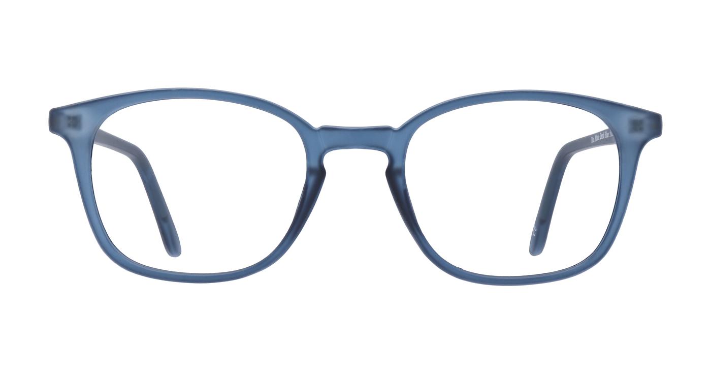 Glasses Direct Dax  - Matte Dark Blue - Distance, Basic Lenses, No Tints