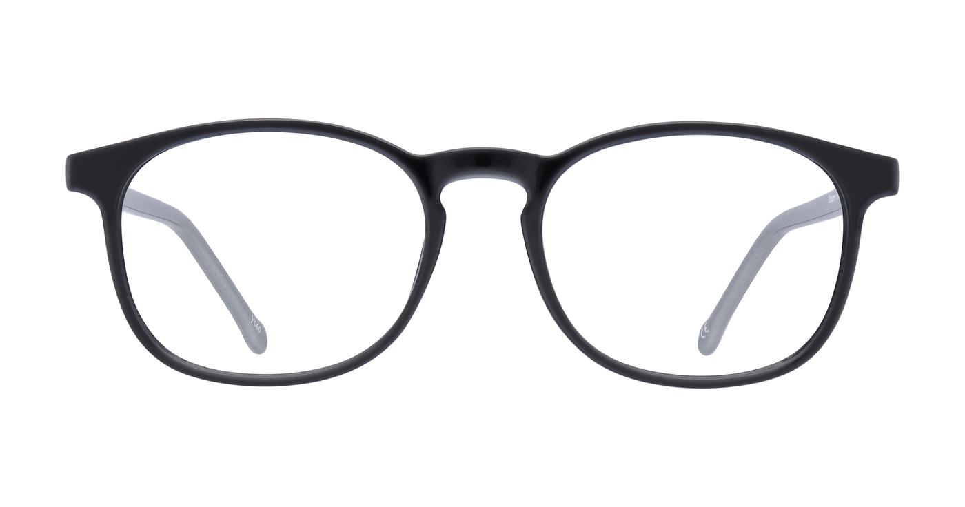 Glasses Direct Delaney  - Black - Distance, Basic Lenses, No Tints