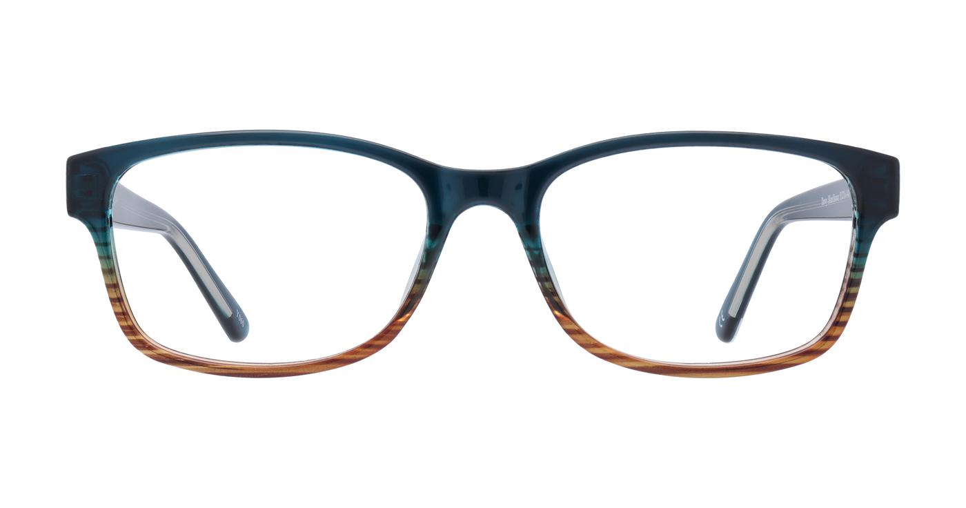 Glasses Direct Dewy  - Blue / Brown - Distance, Basic Lenses, No Tints