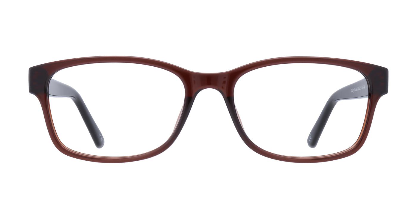 Glasses Direct Dewy  - Brown / Black - Distance, Basic Lenses, No Tints