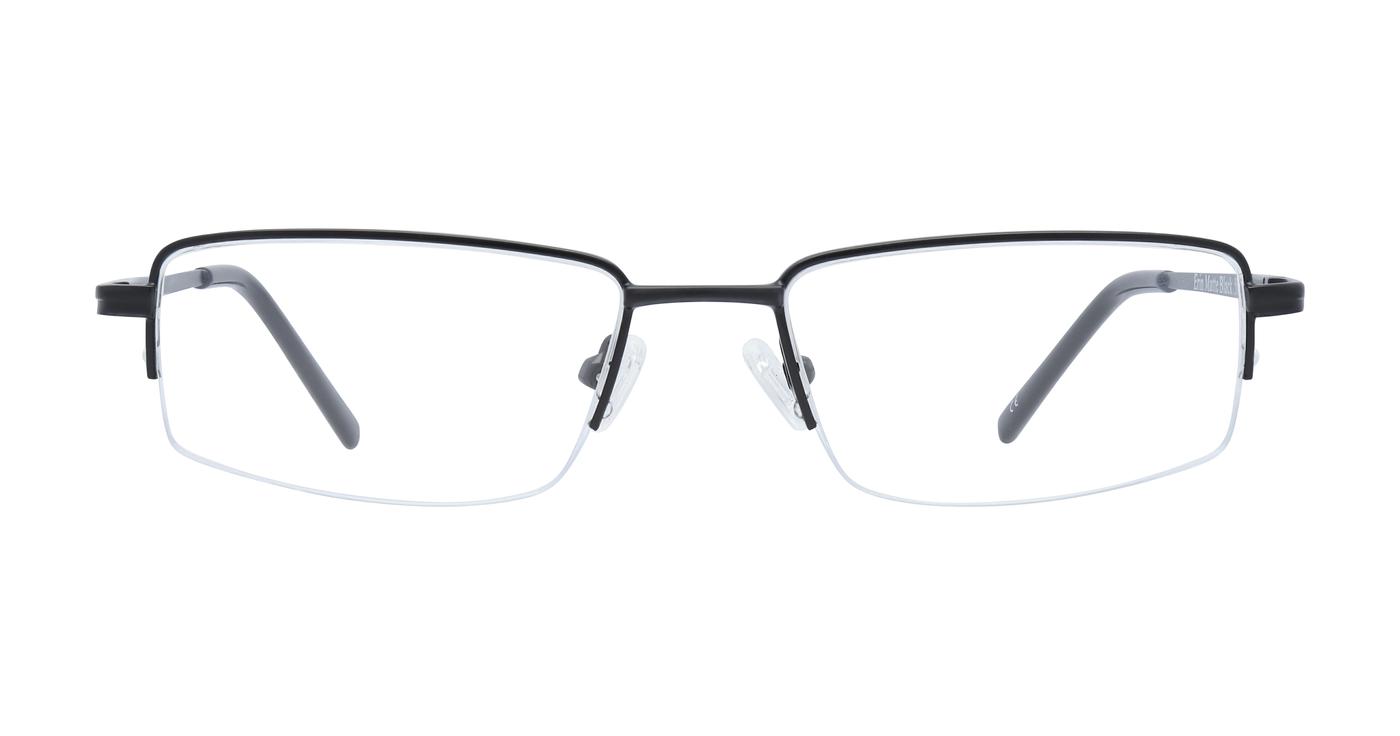 Glasses Direct Erin  - Matte Black - Distance, Basic Lenses, No Tints