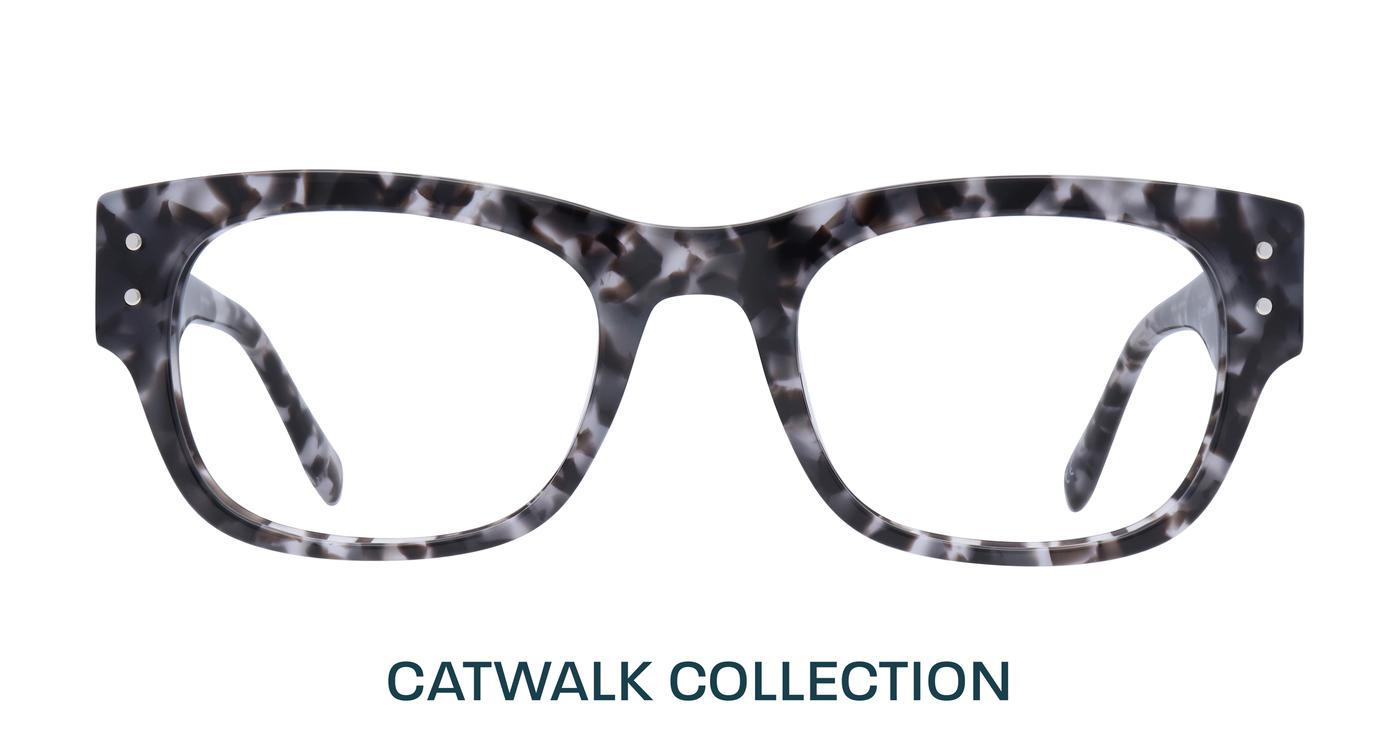 Glasses Direct Flynn  - Dark Grey Havana - Distance, Basic Lenses, No Tints