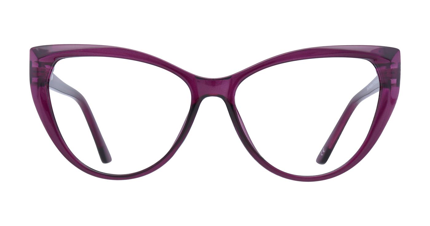 Glasses Direct Freya  - Crystal Purple - Distance, Basic Lenses, No Tints