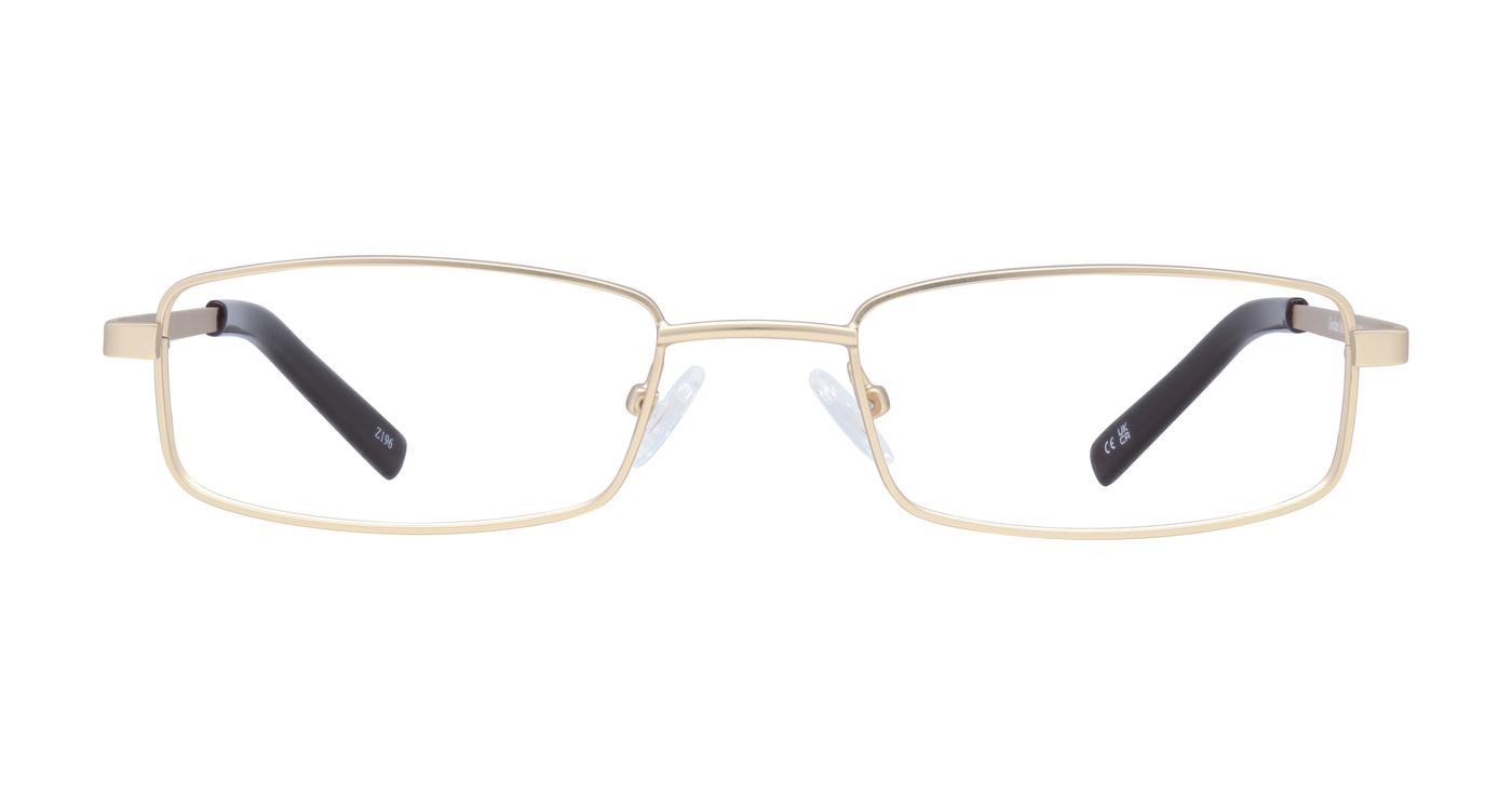 Glasses Direct Gordan  - Matte Gold - Distance, Basic Lenses, No Tints