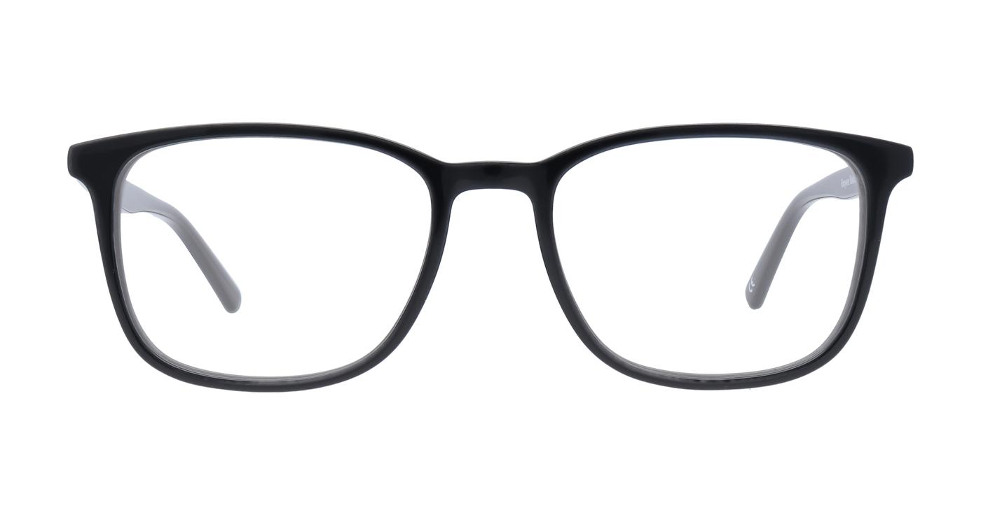 Glasses Direct Grayson  - Black / Grey - Distance, Basic Lenses, No Tints