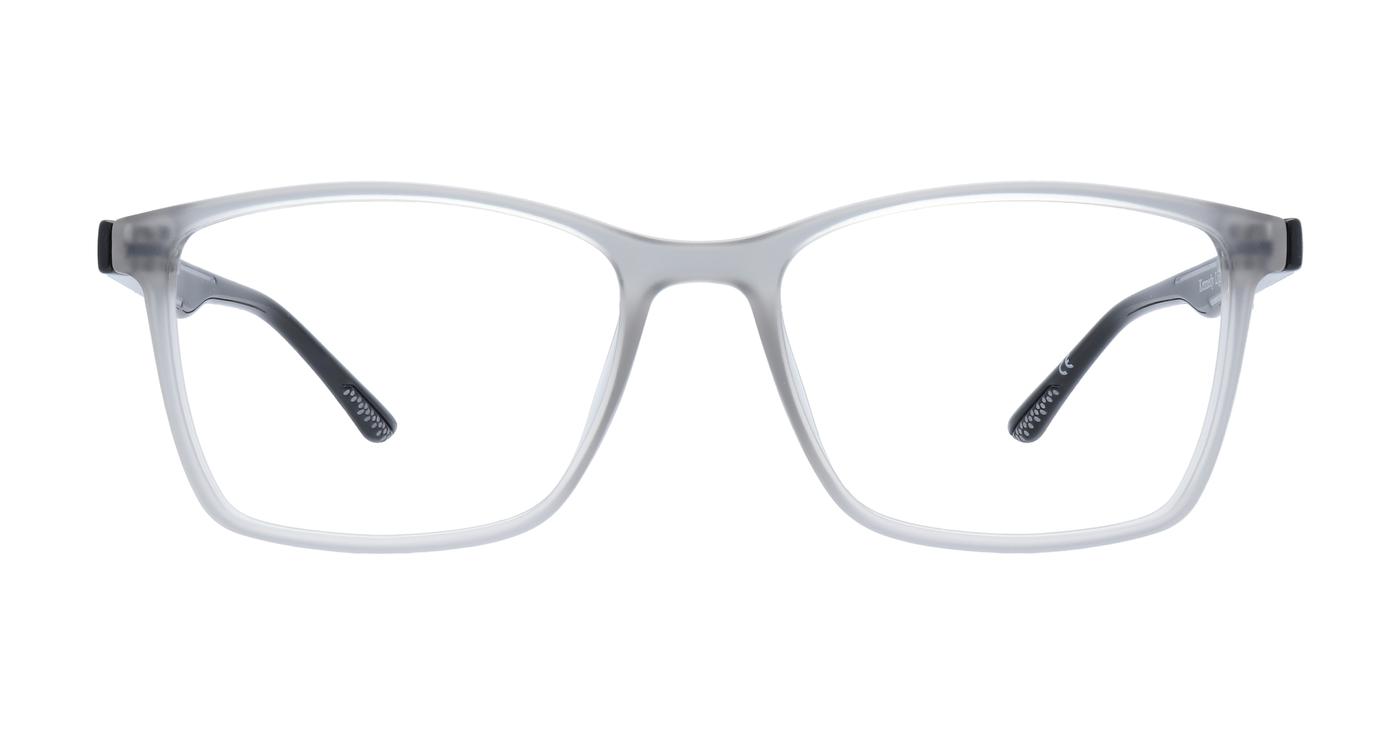 Glasses Direct Kennedy  - Light Grey - Distance, Basic Lenses, No Tints