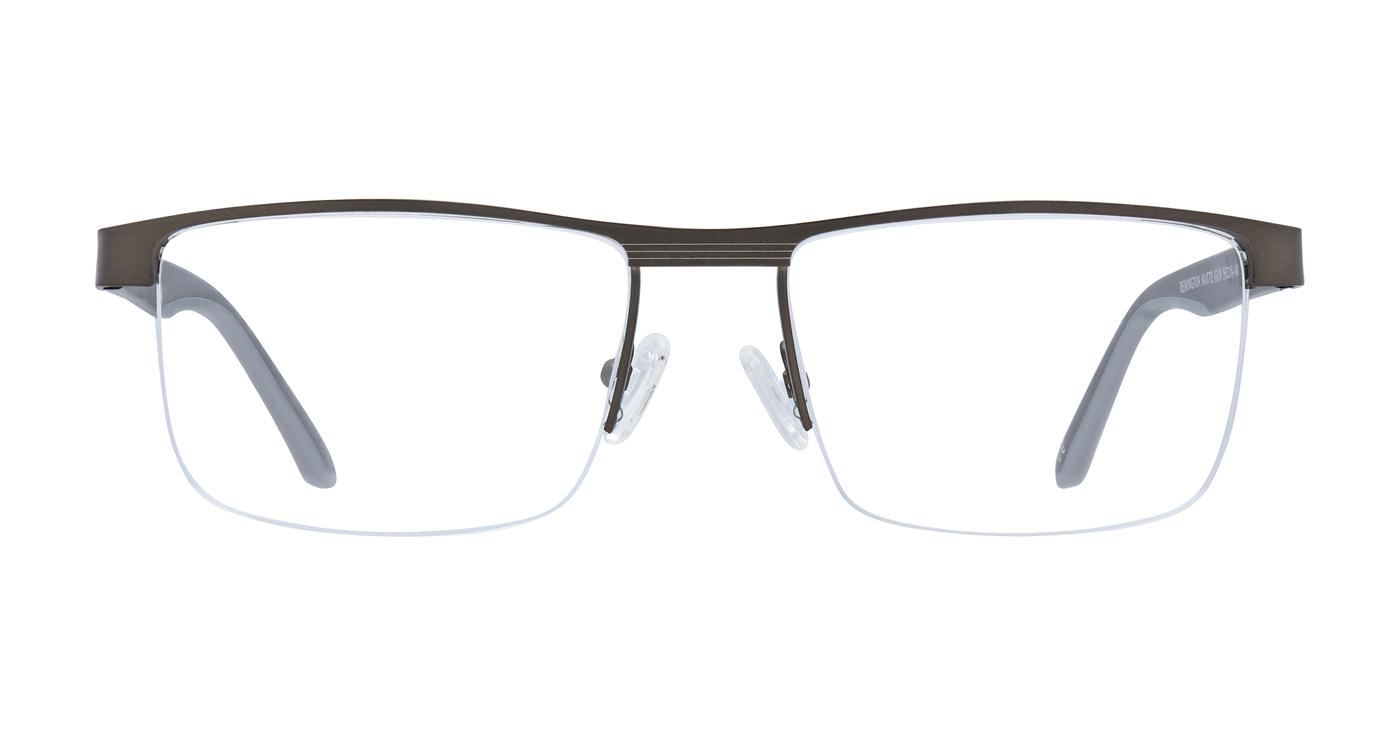 Glasses Direct Remington  - Matte Gunmetal - Distance, Basic Lenses, No Tints