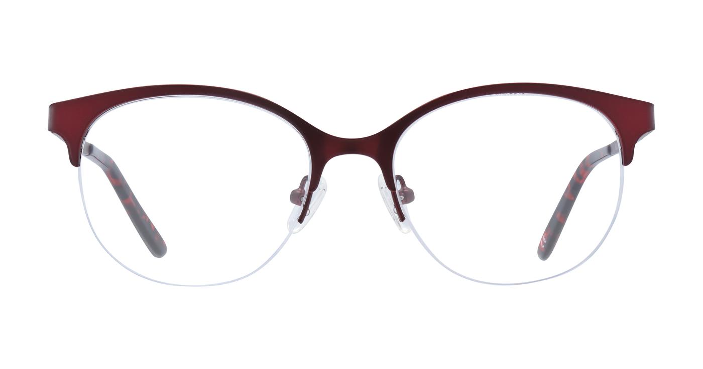 Glasses Direct Scarlett  - Matte Red - Distance, Basic Lenses, No Tints