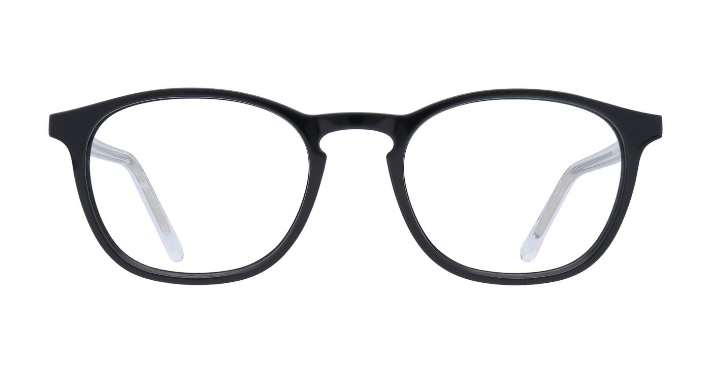 Glasses Direct Whitley  - Black / Crystal - Distance, Basic Lenses, No Tints