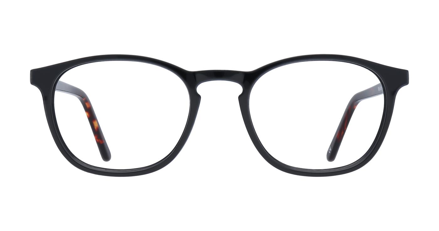 Glasses Direct Whitley  - Black / Tortoise - Distance, Basic Lenses, No Tints