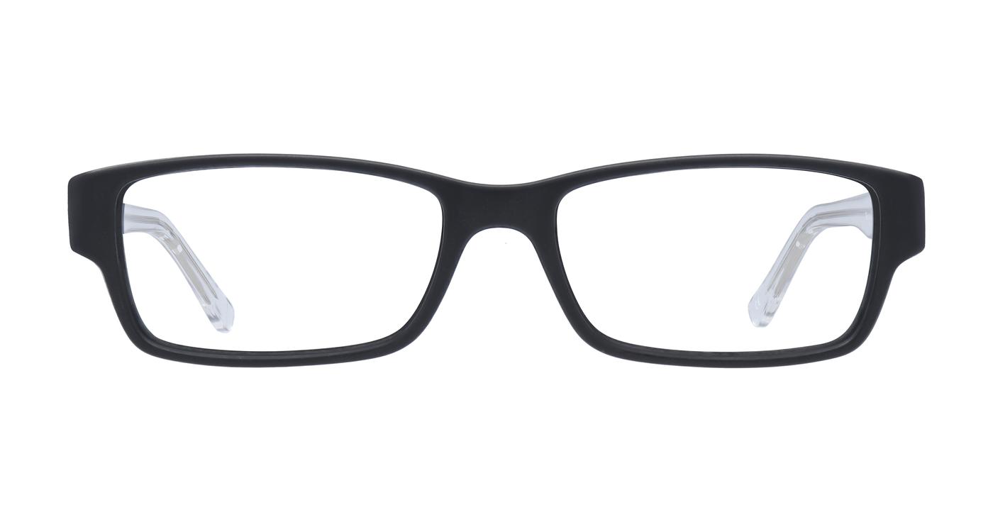 Glasses Direct Wren  - Black / Crystal - Distance, Basic Lenses, No Tints