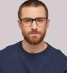 Brown / Black Dolce & Gabbana DG5053 Square Glasses - Modelled by a male