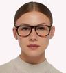 Havana London Retro Friern Square Glasses - Modelled by a female