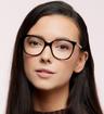 Havana Marc Jacobs MARC 662 Round Glasses - Modelled by a female