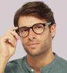 Brown MINI 743011 Round Glasses - Modelled by a male
