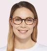 Madreterra Persol PO3303V Round Glasses - Modelled by a female