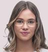 Arista Ray-Ban RB6510 Oval Glasses - Modelled by a female