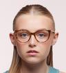 Fields of Barley Scout Arabella Cat-eye Glasses - Modelled by a female