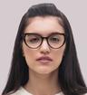 Bi layer Black / Havana Scout Hayley Cat-eye Glasses - Modelled by a female