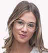 Palladium Tommy Jeans TJ0088 Oval Glasses - Modelled by a female