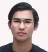 Palladium Tommy Jeans TJ0088 Oval Glasses - Modelled by a male
