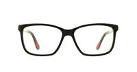 Black Accessorize 009 Rectangle Glasses - Front
