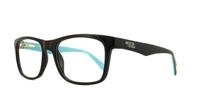 Blue American Freshman Austin Rectangle Glasses - Angle
