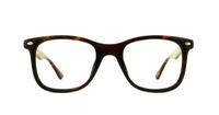 Tortoise American Freshman Charlie Rectangle Glasses - Front