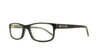 Black Grey Animal Ashton Rectangle Glasses - Angle