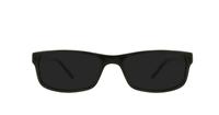 Black Grey Animal Ashton Rectangle Glasses - Sun