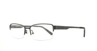 Gunmetal Animal Payne Oval Glasses - Angle