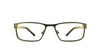 Brown Animal Webbo Rectangle Glasses - Front