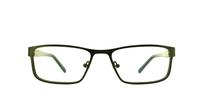 Green Animal Webbo Rectangle Glasses - Front