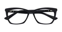 Black Aspire Aisha Rectangle Glasses - Flat-lay