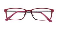 Berry Bright Aspire Amy Rectangle Glasses - Flat-lay