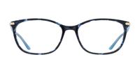 Blue / Gold Aspire Anika Oval Glasses - Front