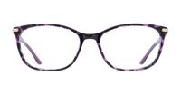 Purple / Gold Aspire Anika Oval Glasses - Front