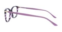 Purple / Gold Aspire Anika Oval Glasses - Side