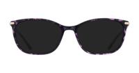 Purple / Gold Aspire Anika Oval Glasses - Sun