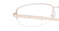 Gold Aspire Arielle Rectangle Glasses - Detail
