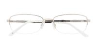 Gold Aspire Arielle Rectangle Glasses - Flat-lay