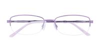 Lilac Aspire Arielle Rectangle Glasses - Flat-lay