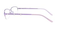 Lilac Aspire Arielle Rectangle Glasses - Side