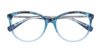 Gradient Blue Aspire Beatrice Cat-eye Glasses - Flat-lay