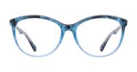 Gradient Blue Aspire Beatrice Cat-eye Glasses - Front