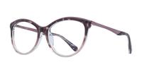 Gradient Grey Aspire Beatrice Cat-eye Glasses - Angle